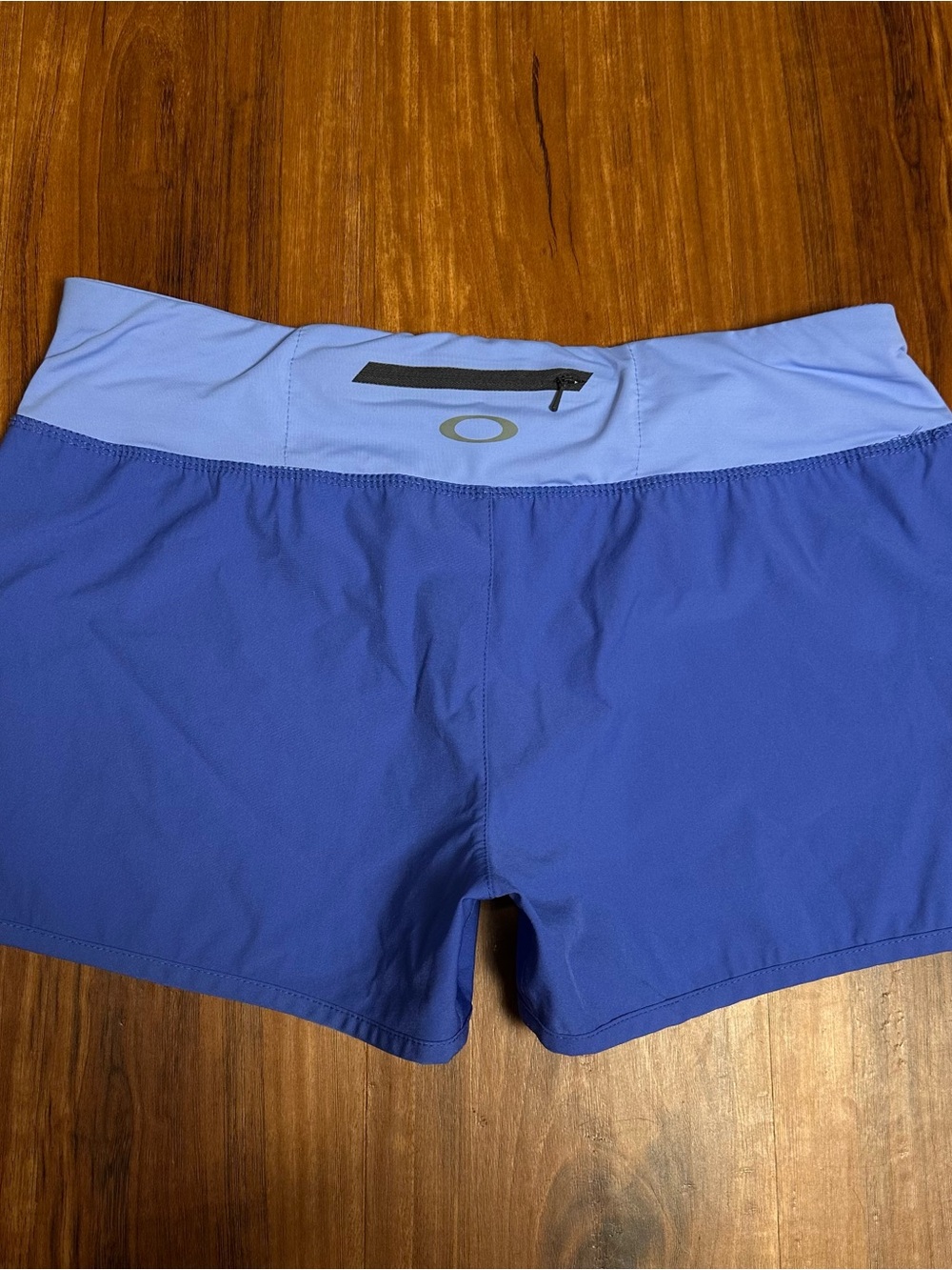 Oakley Two-Tone Light Blue and Royal Blue athletic shorts